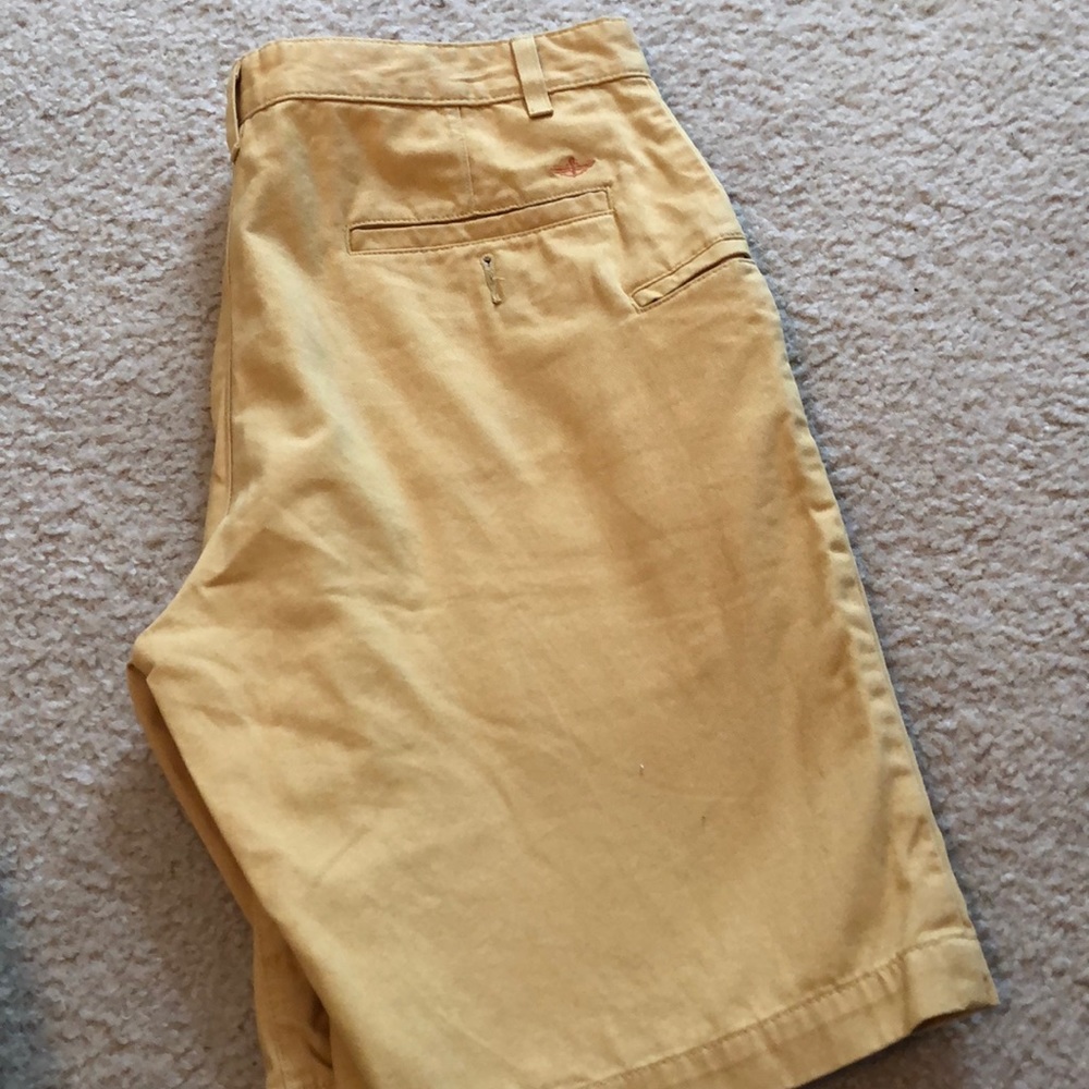 Mustard Yellow Dockers Shorts